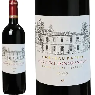 Château Patris - St Emilion Grand Cru 2022 : Château Patris 2022. AOC St Emilion Grand Cru. 85% Merlot, 15% Cabernet Franc. Bouteille 75 cl.