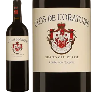 Clos de l'Oratoire 2018 : Clos de l'Oratoire 2018. AOC St Emilion Grand Cru Classé. Bouteille 75 cl. 