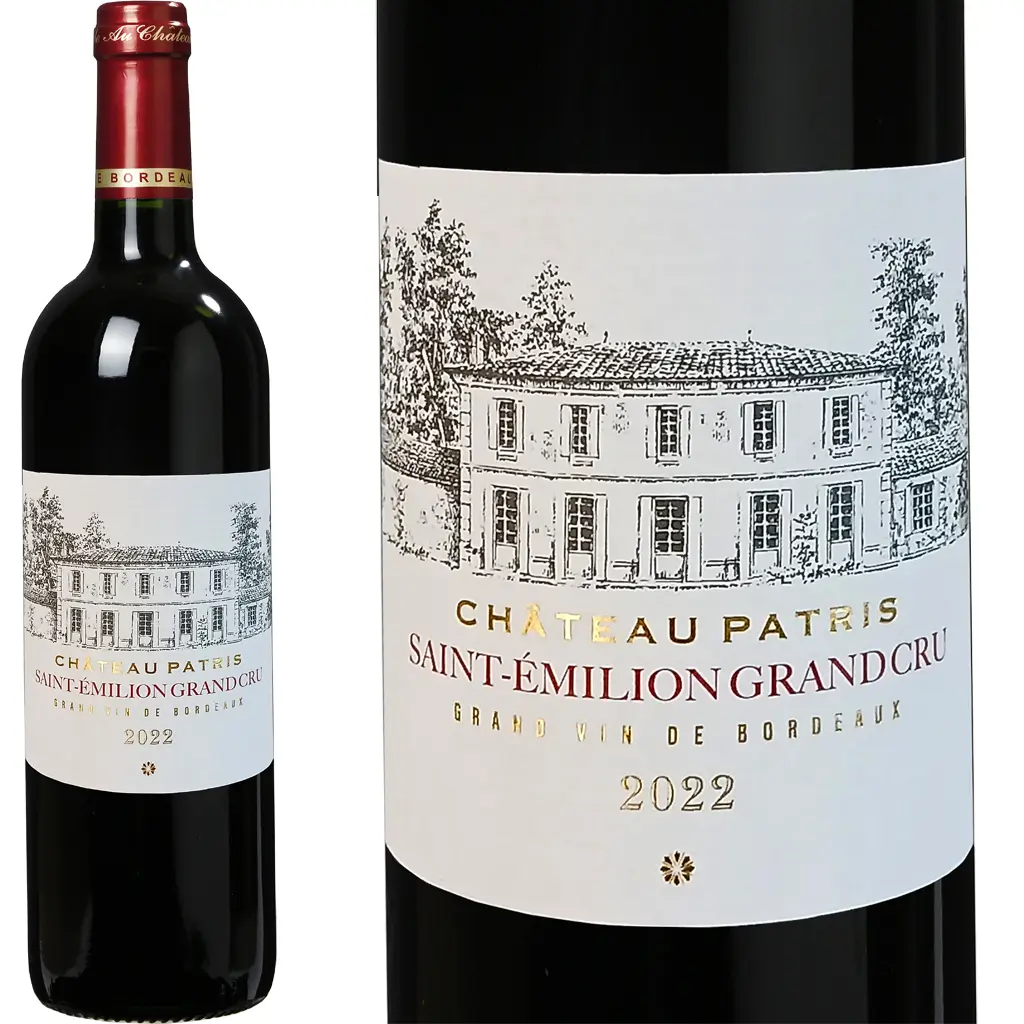 Bouteille Château Patris St Emilion Grand Cru 2022